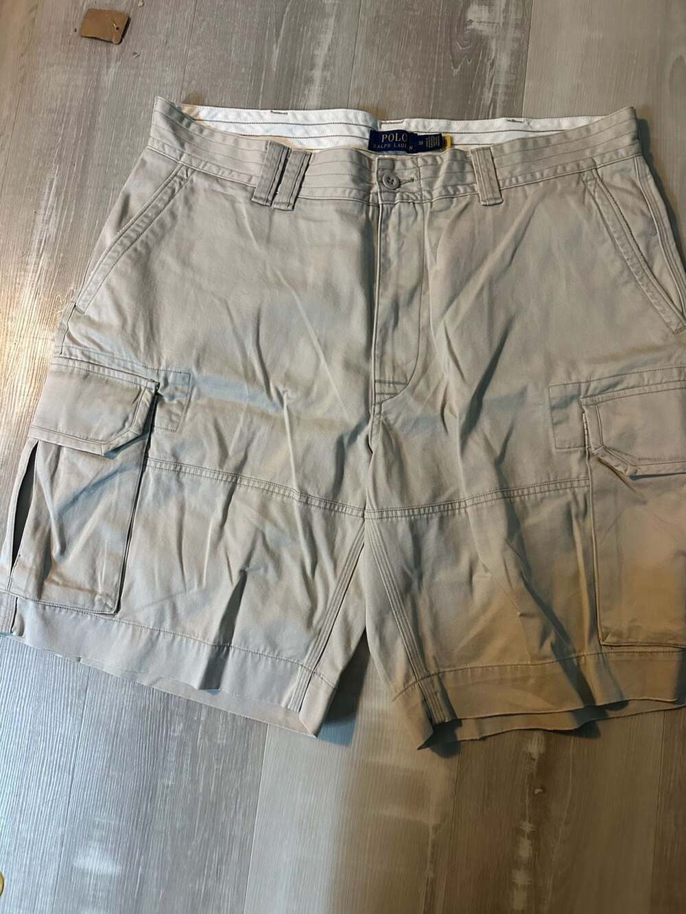 Polo Ralph Lauren Classic Polo Chino Cargo Shorts Khaki Men's Size 38
